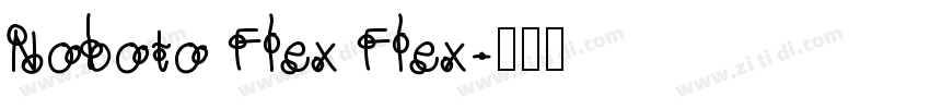 Noboto Flex Flex字体转换